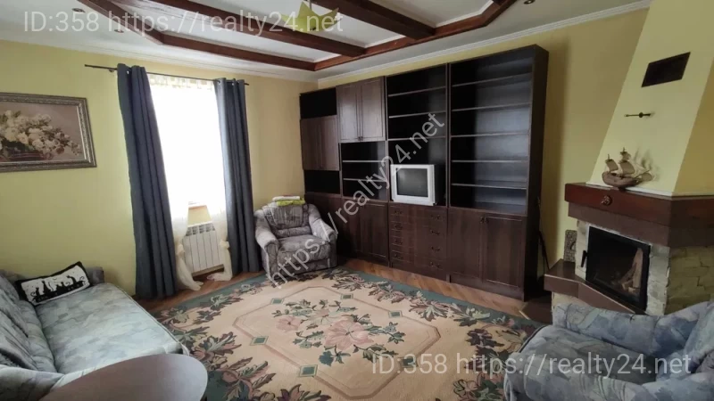 Cozy 2-storey house for rent near Lviv &mdash; Sknyliv, 100 m&sup2;, 11 acres, autonomous, with furniture ID: 6745